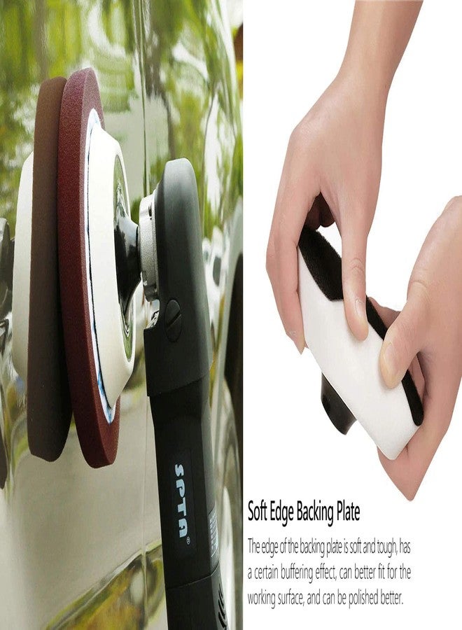 دي آي واي كرافتس وسادة دعم عالية السرعة مخصصة فقط لأدوات تلميع السيارات من مجموعة UR، وعجلات التلميع، وكرات التلميع الإسفنجية، وعجلات العناية بالمحاور، والمعادن، والبلاستيك، والسيراميك، والزجاج (4 وسادات دعم مقاس 4 بوصات). - Image 3